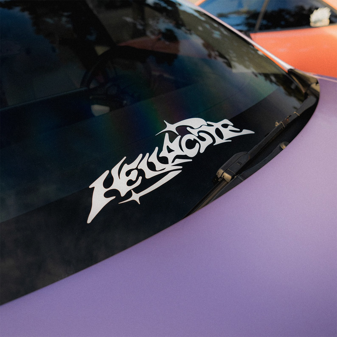 Car Accessories Must Have - Hellacute Banner JDM Rear Window Car