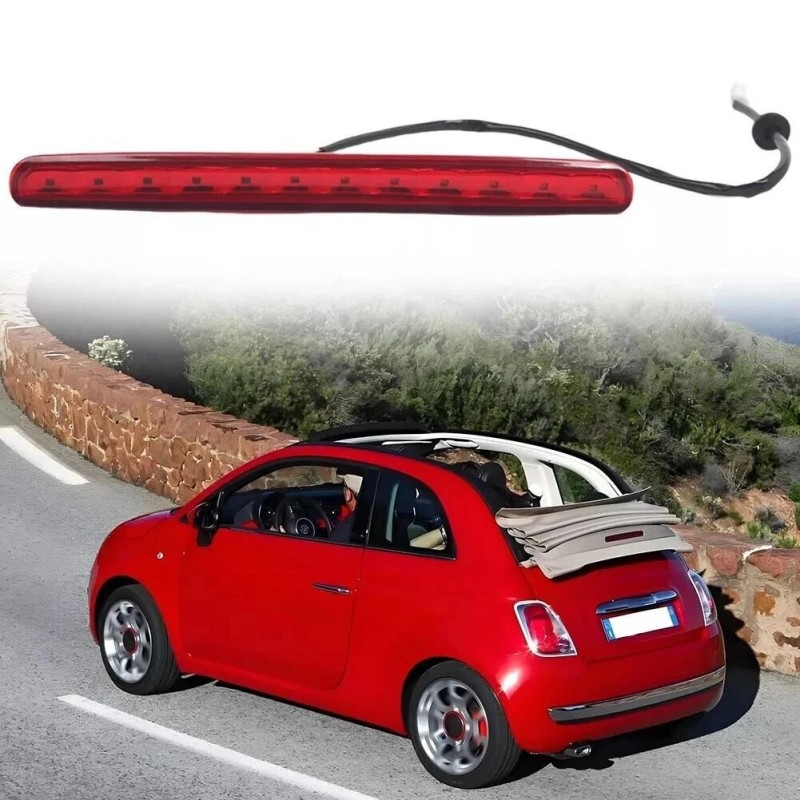 Car Accessories Brand - 1pc Car Red High Level Third