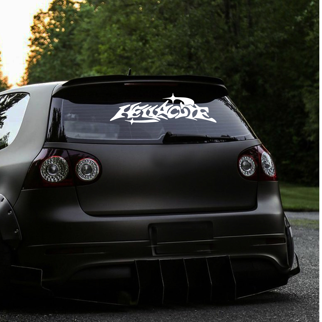 Hellacute Banner JDM Rear Wind - Car Accessories Must Have recensione e prezzo