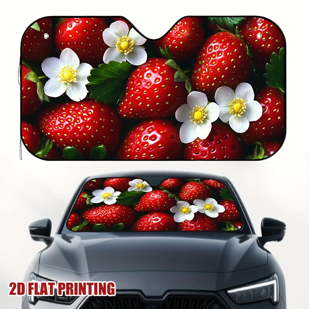 1pc Strawberries and Blossoms  - Car Accessories You Must Have recensione e prezzo
