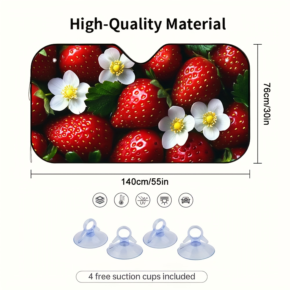 1pc Strawberries and Blossoms  - Car Accessories You Must Have recensione e prezzo