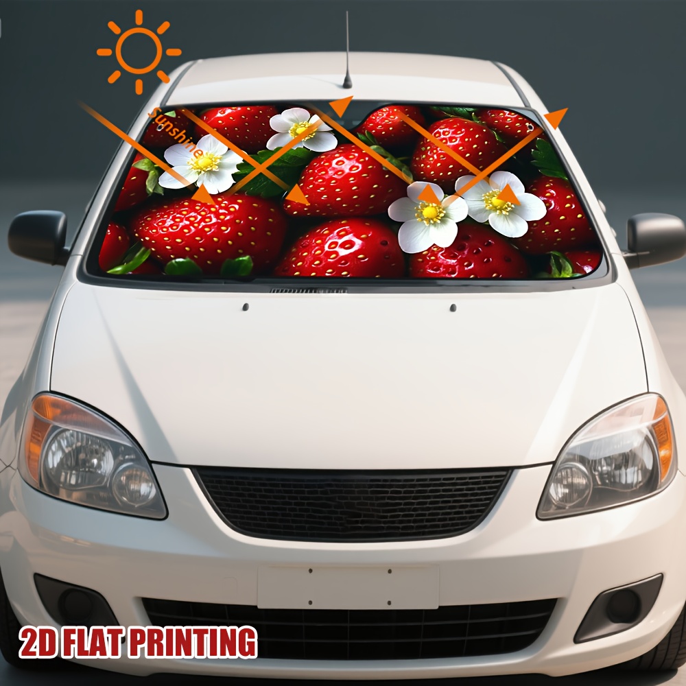 1pc Strawberries and Blossoms  - Car Accessories You Must Have recensione e prezzo