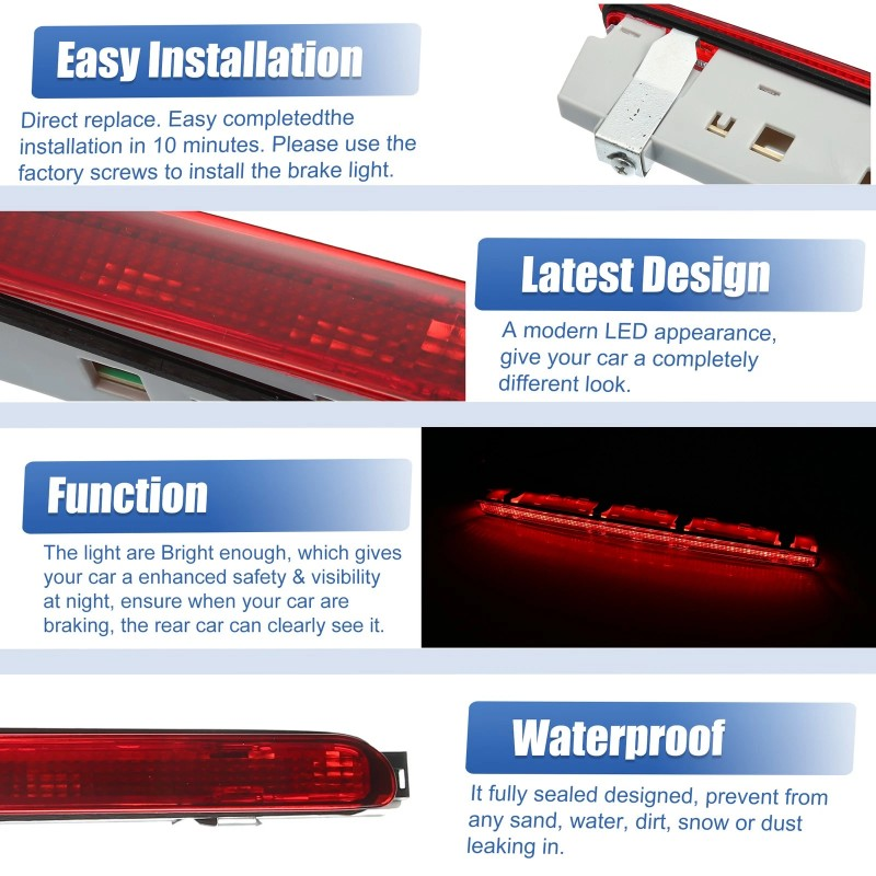 Car High Level Third LED Rear  - Car Accessories Brand recensione e prezzo