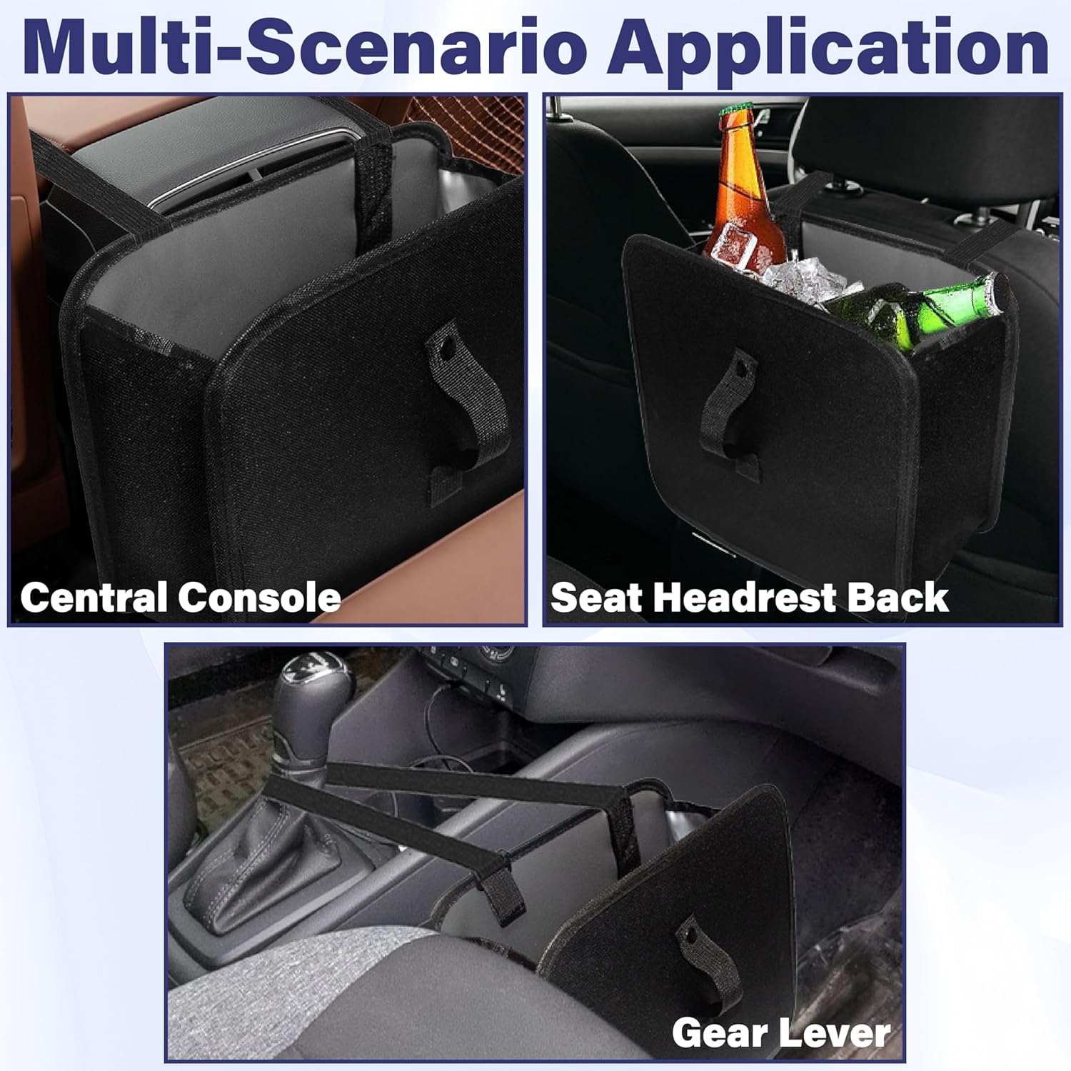 Foldable Car Trash Can, 2 Gall - Car Accessories You Must Have recensione e prezzo