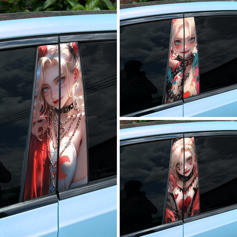 1/2pcs Joker Lady Car Stickers - Car Accessories Must Have recensione e prezzo