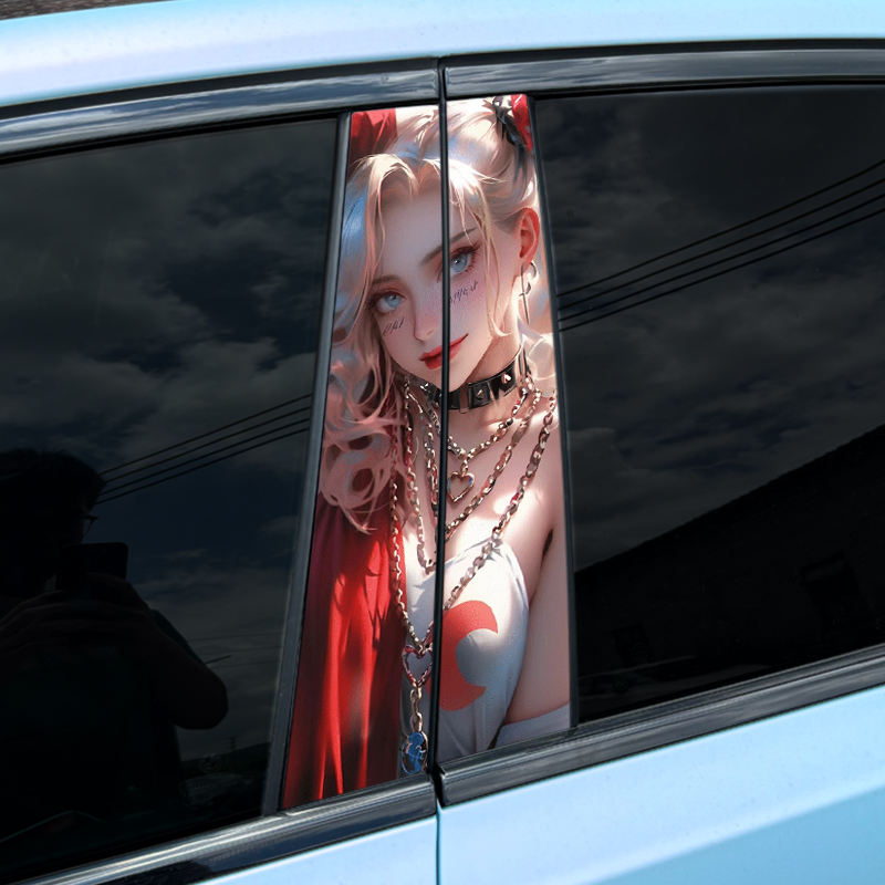 1/2pcs Joker Lady Car Stickers - Car Accessories Must Have recensione e prezzo