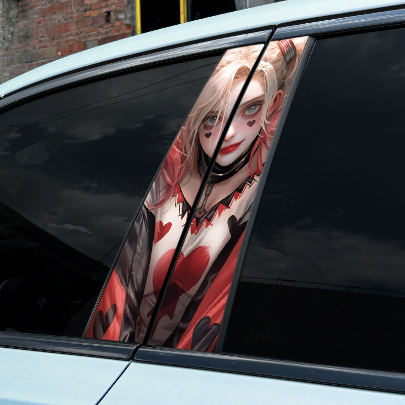 1/2pcs Joker Lady Car Stickers - Car Accessories Must Have recensione e prezzo
