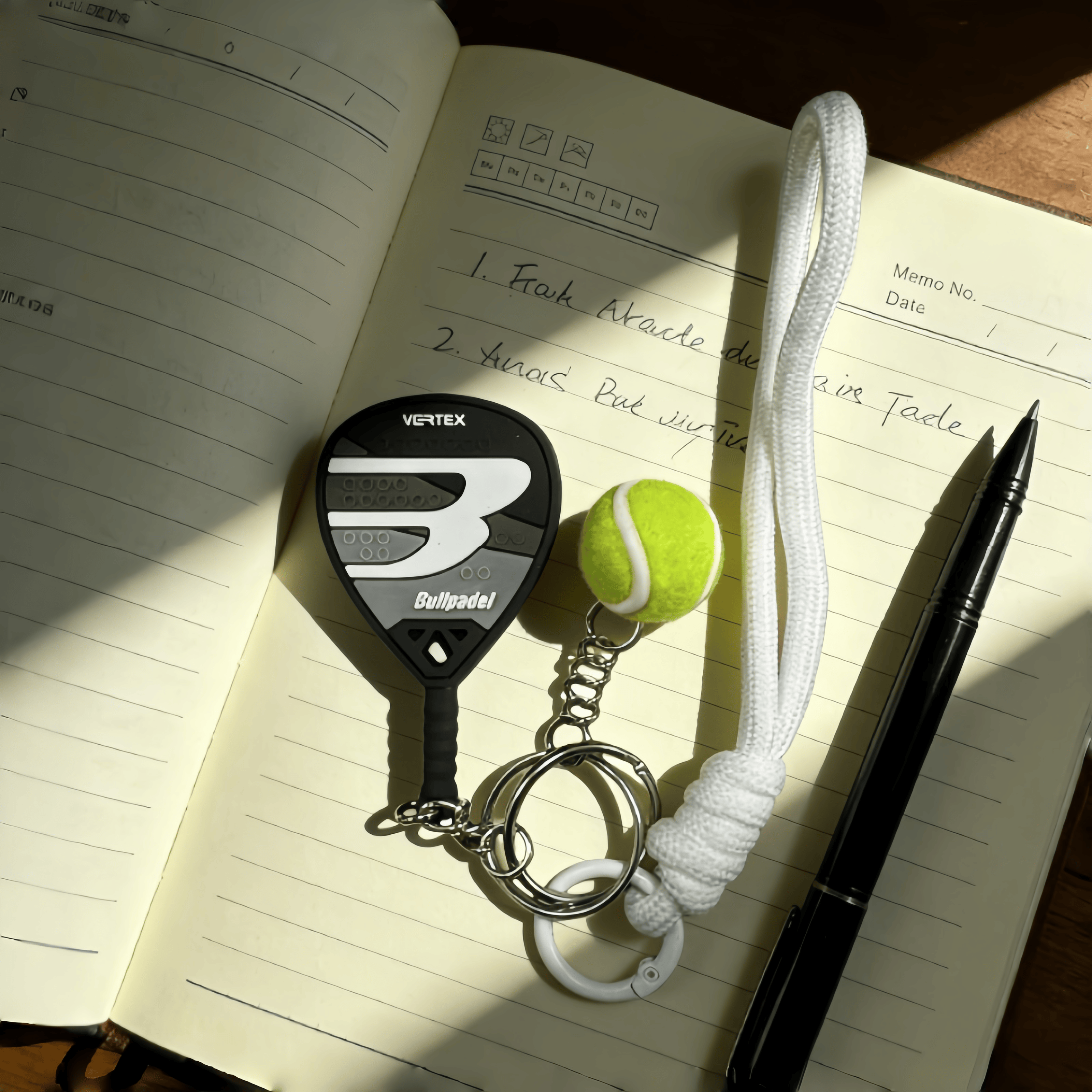 Mini Tennis Racket Keychain, D - Car Accessories Must Have recensione e prezzo