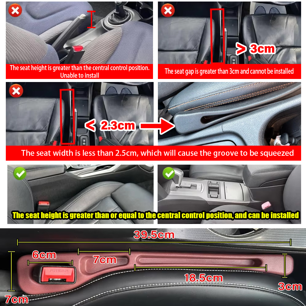 seat gap filler strip, side se - Car Accessories Tape recensione e prezzo