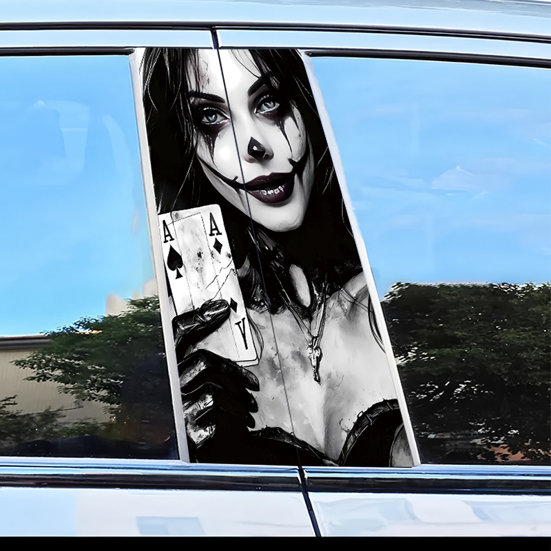 2pcs car B-pillar stickers Jok - Car Accessories Must Have recensione e prezzo